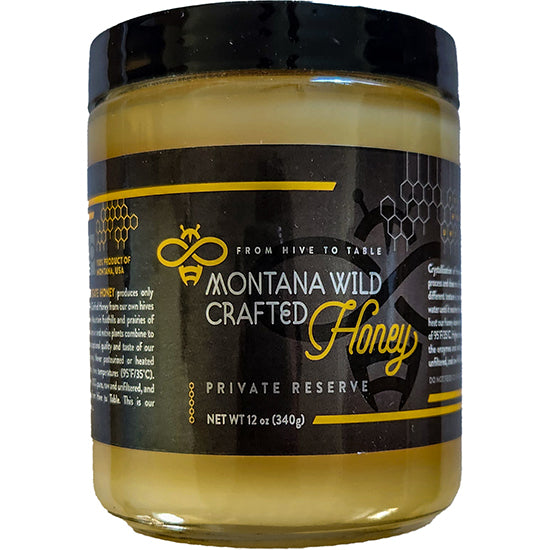 Raw Honey (12 oz) | Peach – Treasure State Honey